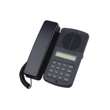 office voip telephone with black abs shell